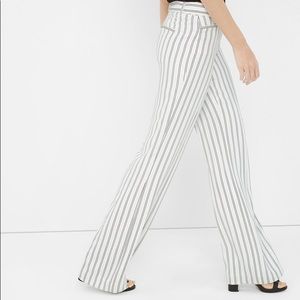 Striped Wide-Legged Pants White House Black Market
